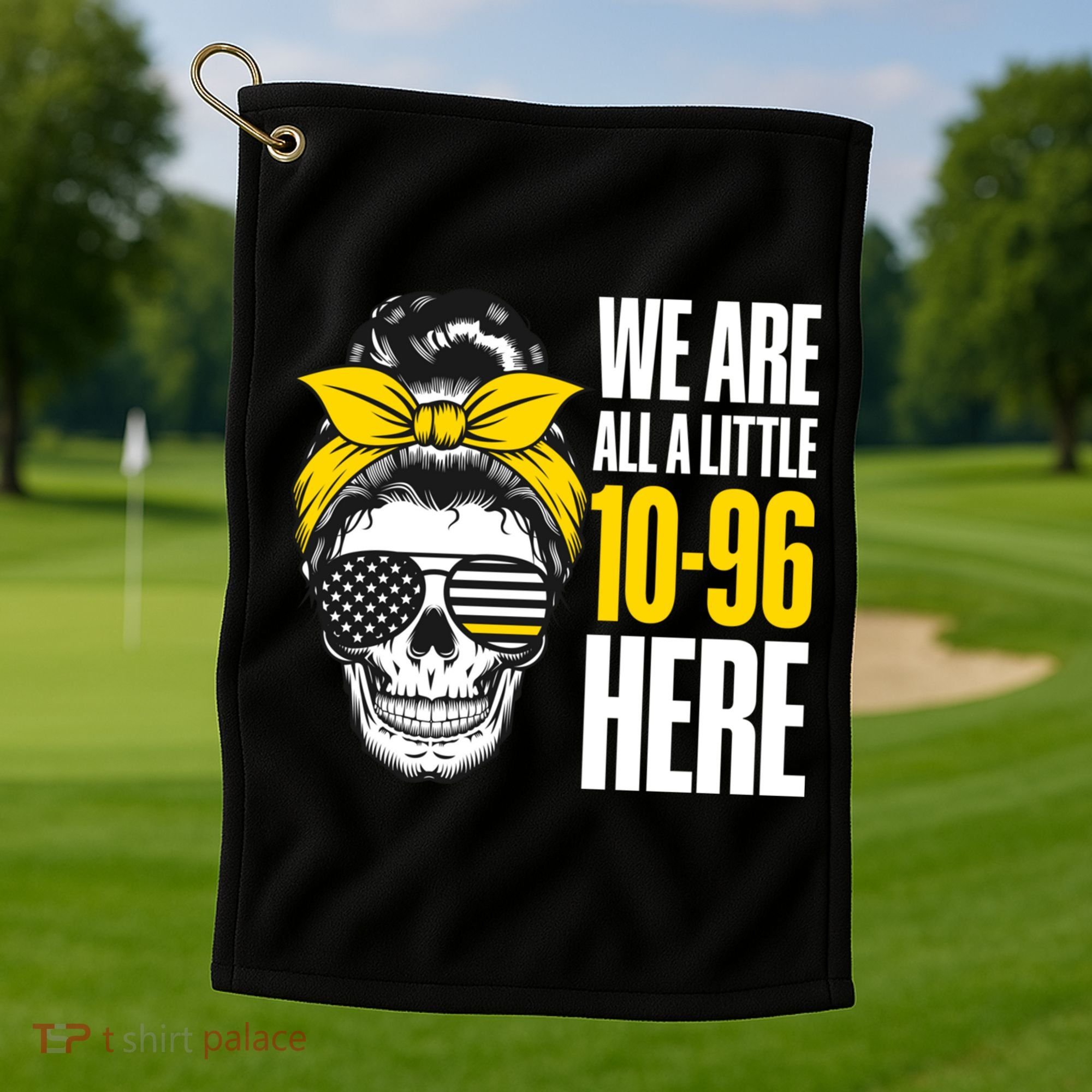 911 Operator Funny 911 Emergency Dispatcher Golf Towel