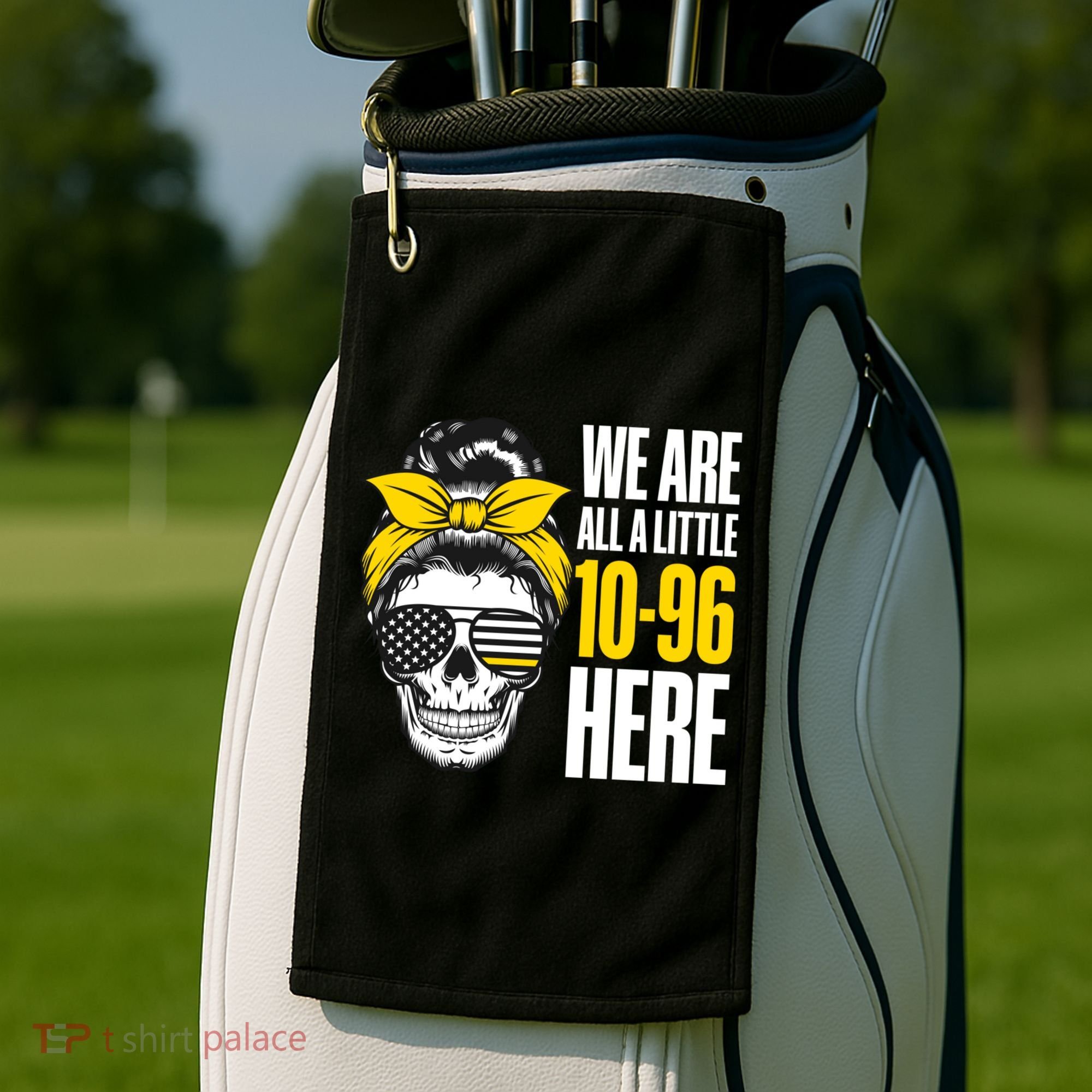 911 Operator Funny 911 Emergency Dispatcher Golf Towel