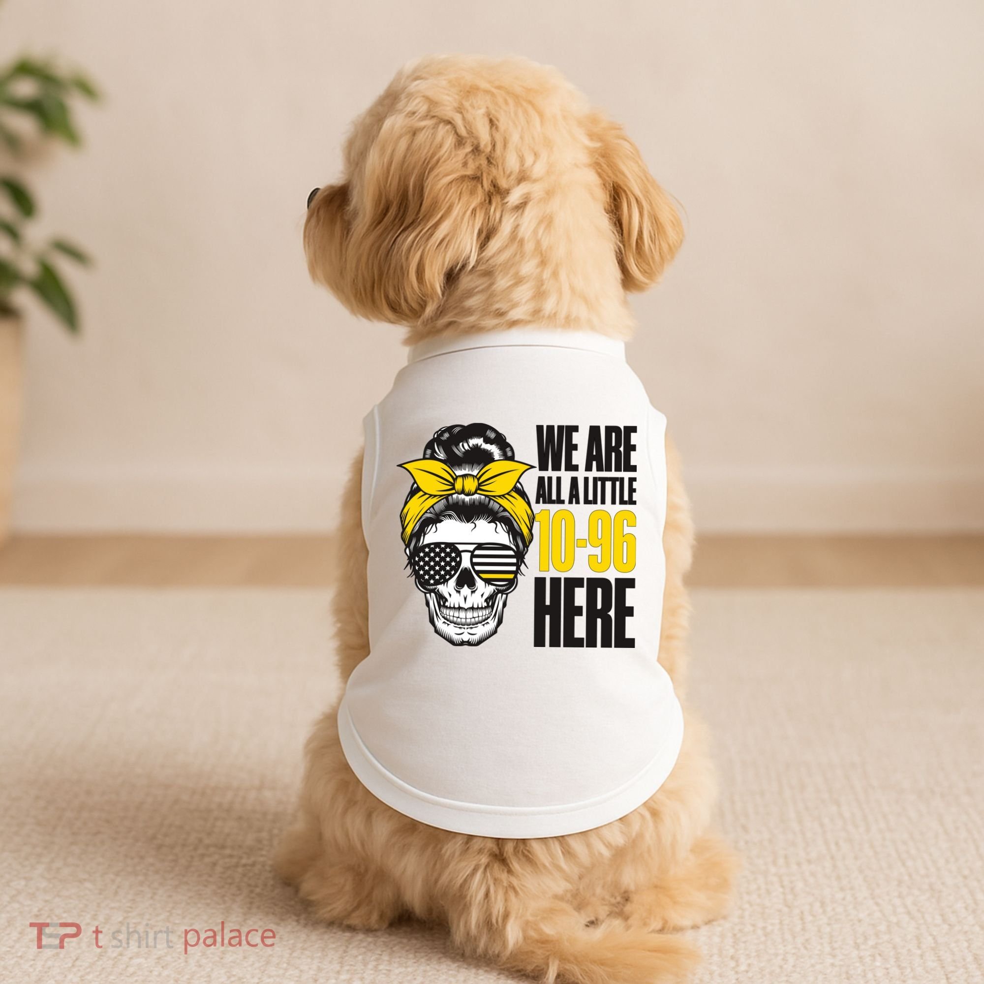 911 Operator Funny 911 Emergency Dispatcher Doggie Tank