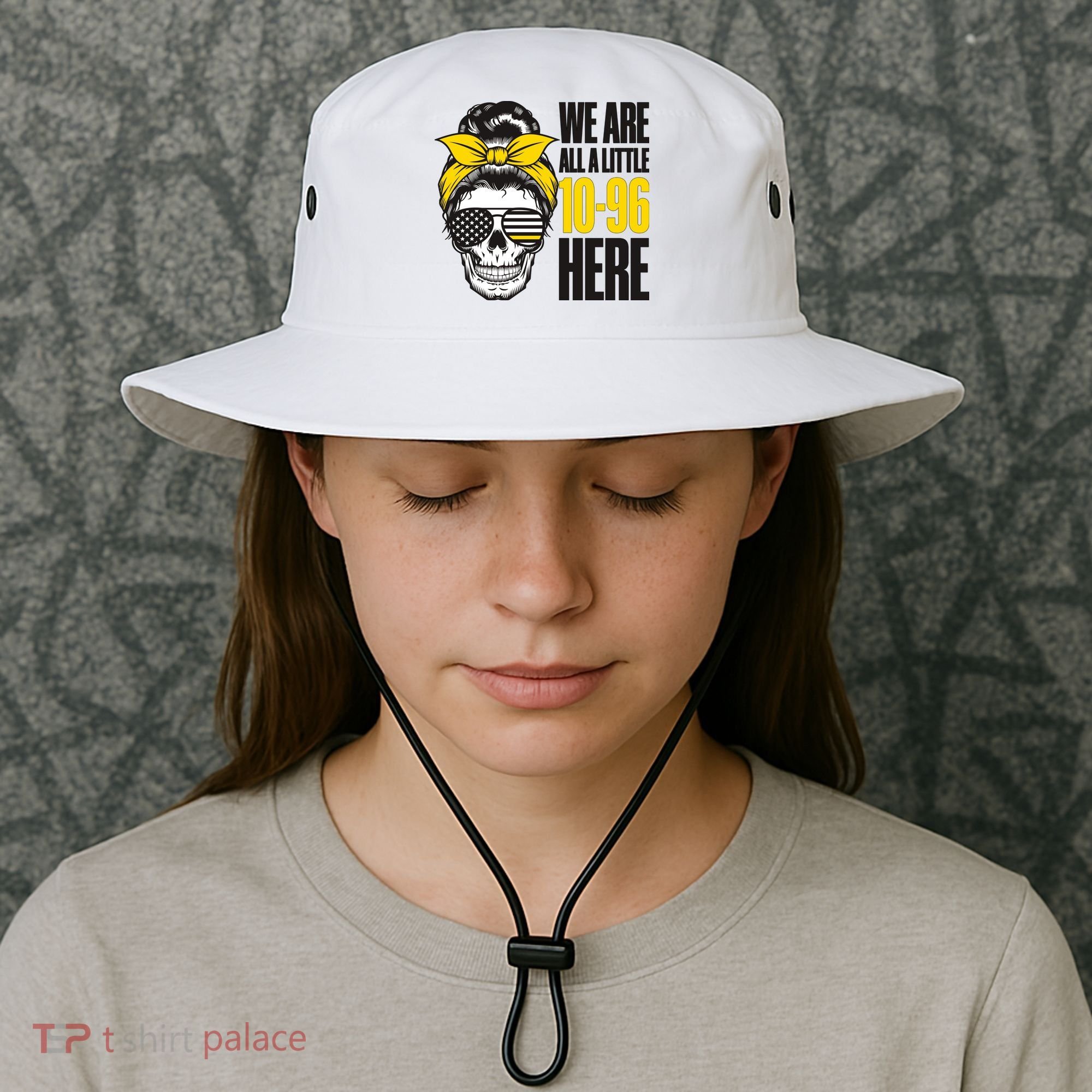 911 Operator Funny 911 Emergency Dispatcher Bucket Hat