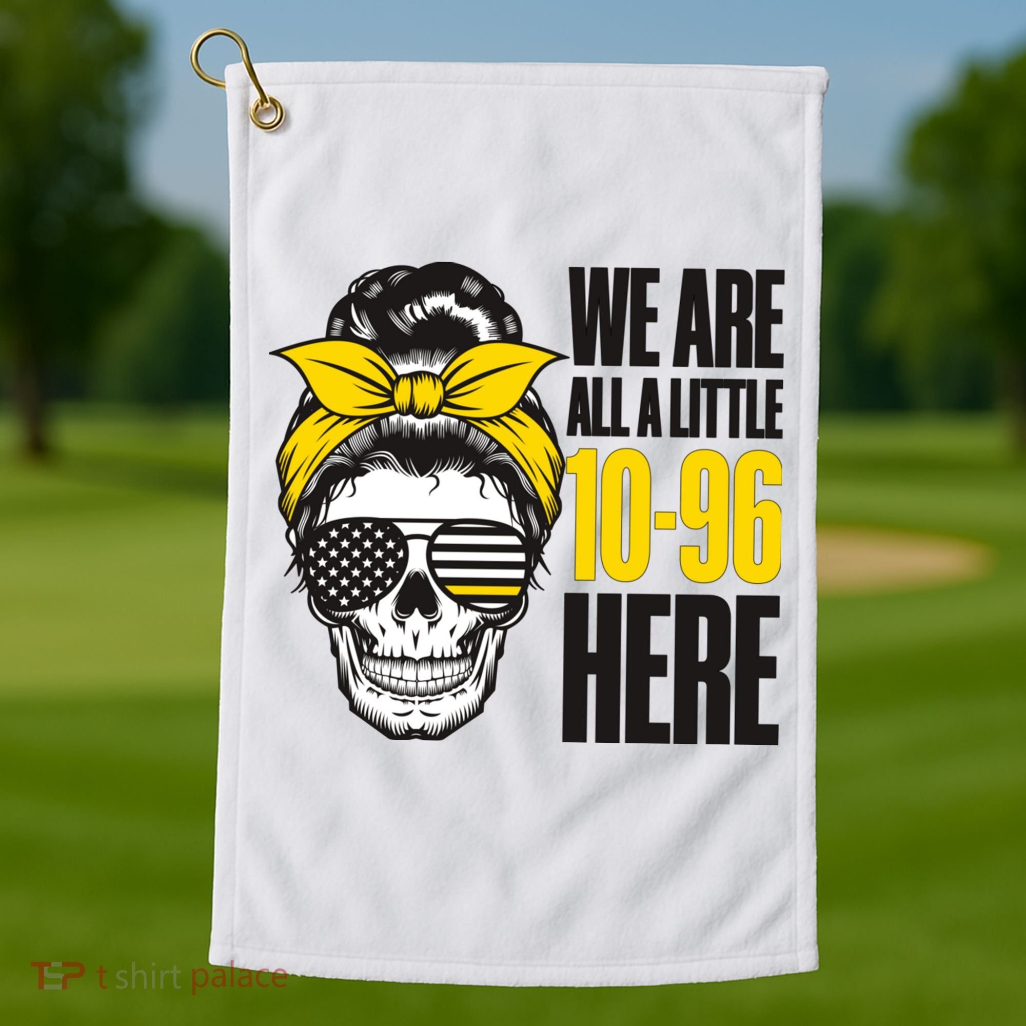 911 Operator Funny 911 Emergency Dispatcher Golf Towel