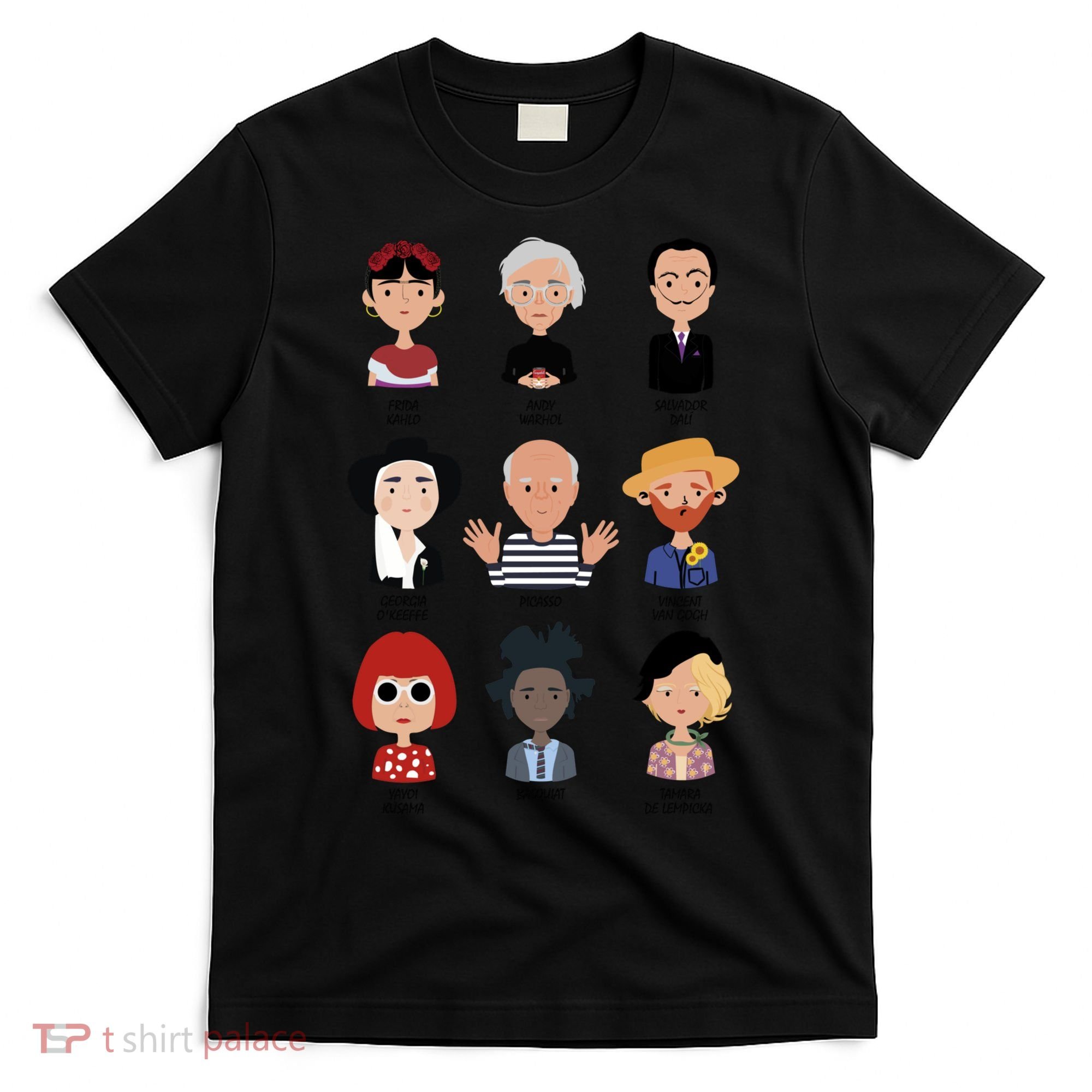 9 Of The Greatest Painters Of All Time T-Shirt