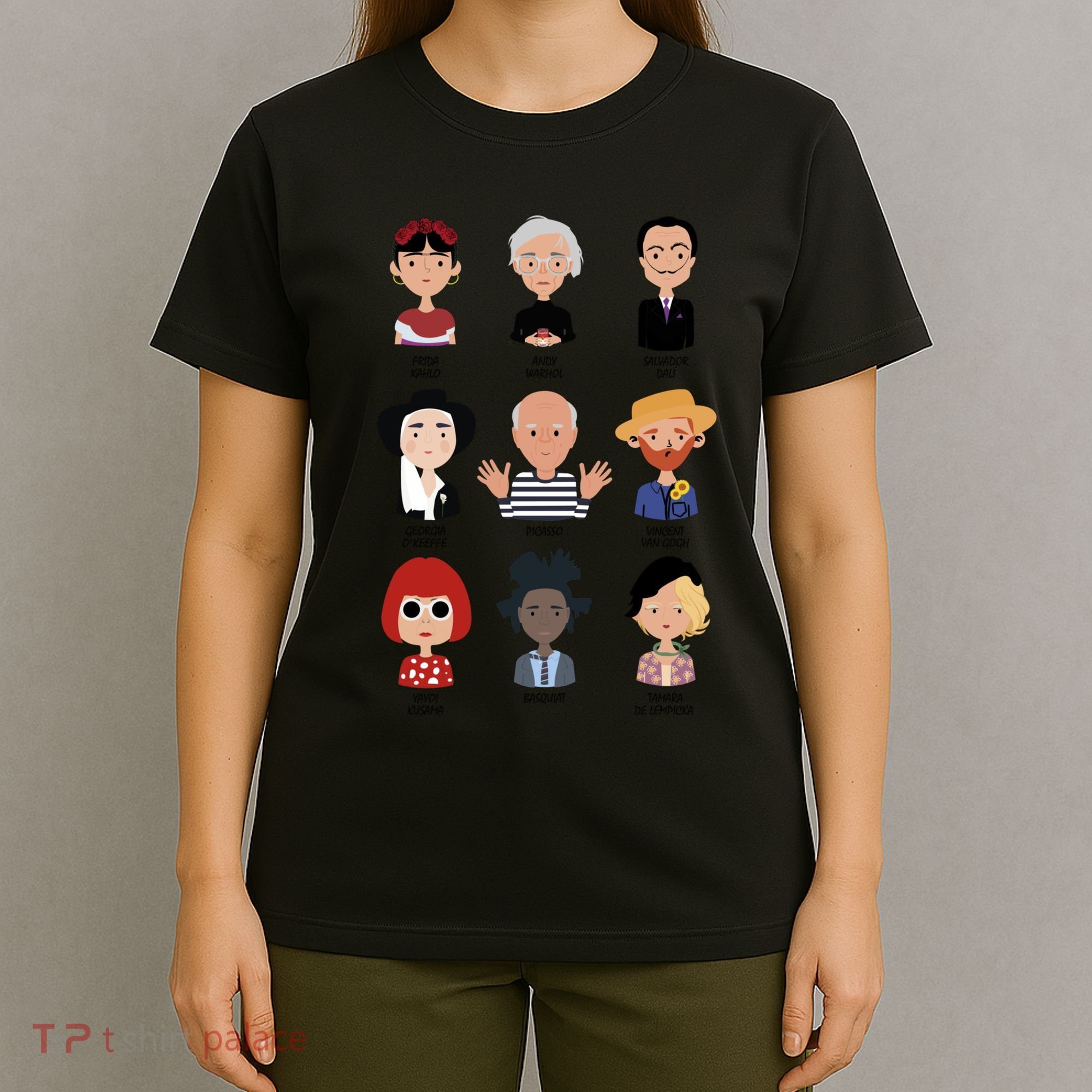 9 Of The Greatest Painters Of All Time T-Shirt