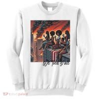 92 Percent 92% Black Women History Month We Told YAll Sweatshirt thumb 0