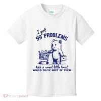 99 Problems And A Sweet Little Treat Would Solve Most Of Them Kids T-Shirt thumb 0