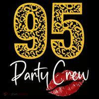 95 Party Crew Drinking Beer 95th Years Happy Birthday Red Lips Coffee Mug thumb 5