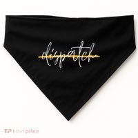 911 Police Dispatcher Thin Gold Line Sheriff Dispatch Life USA-Made Doggie Bandana thumb 0