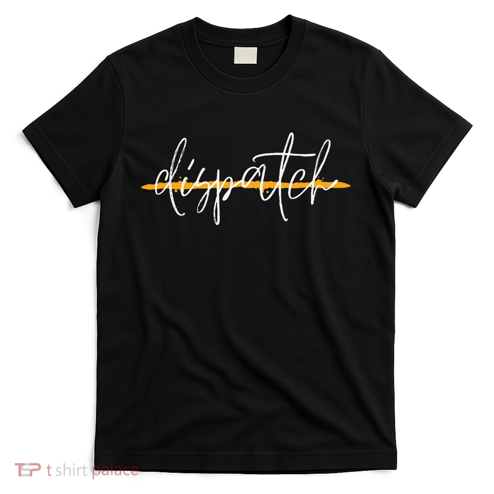 911 Police Dispatcher Thin Gold Line Sheriff Dispatch Life T-Shirt