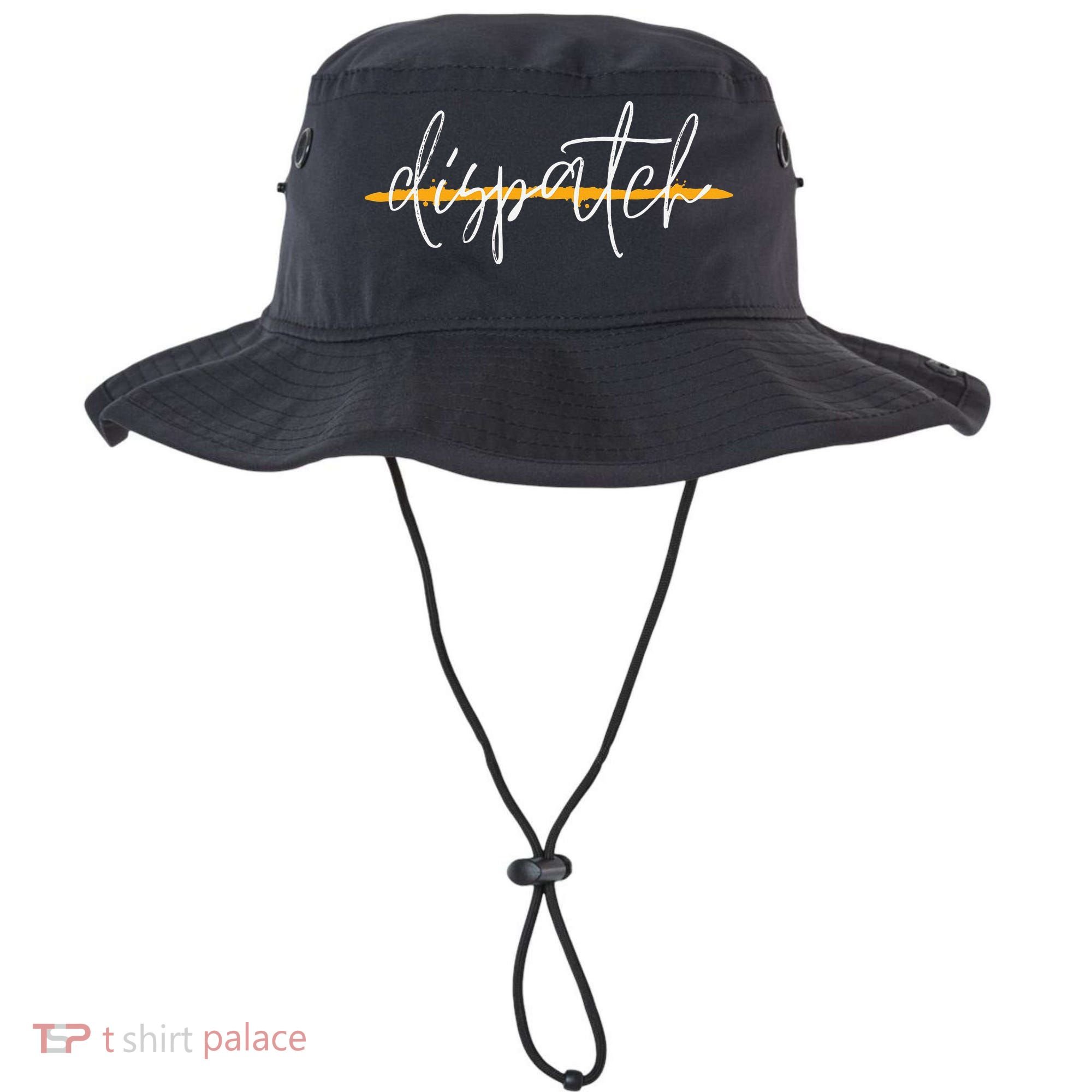 911 Police Dispatcher Thin Gold Line Sheriff Dispatch Life Bucket Hat