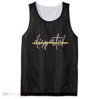 911 Police Dispatcher Thin Gold Line Sheriff Dispatch Life Mesh Reversible Basketball Jersey Tank thumb 0