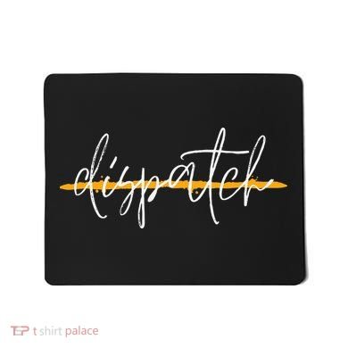 911 Police Dispatcher Thin Gold Line Sheriff Dispatch Life Mousepad
