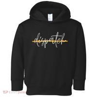 911 Police Dispatcher Thin Gold Line Sheriff Dispatch Life Toddler Hoodie thumb 0