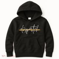 911 Police Dispatcher Thin Gold Line Sheriff Dispatch Life Kids Hoodie thumb 0