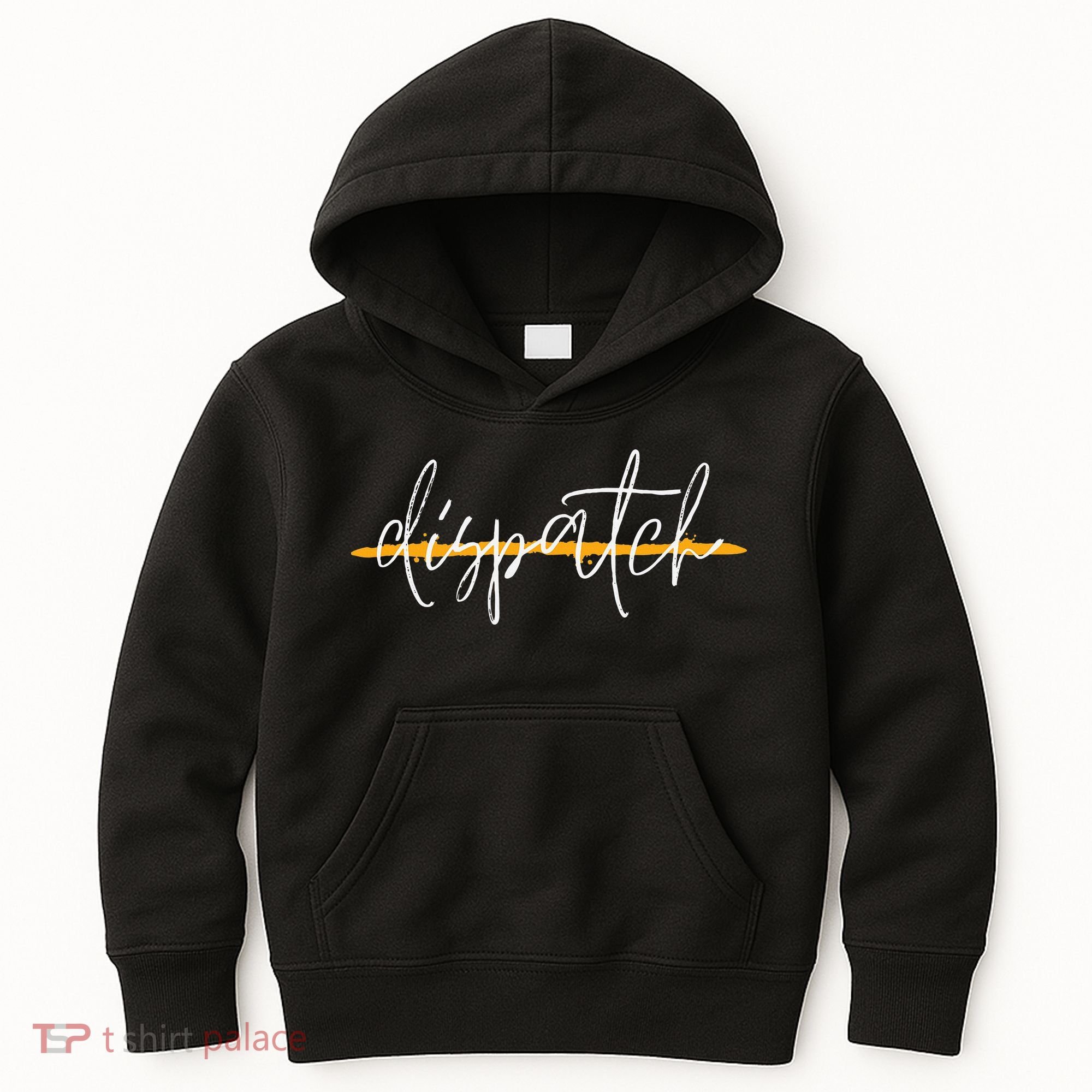 911 Police Dispatcher Thin Gold Line Sheriff Dispatch Life Kids Hoodie