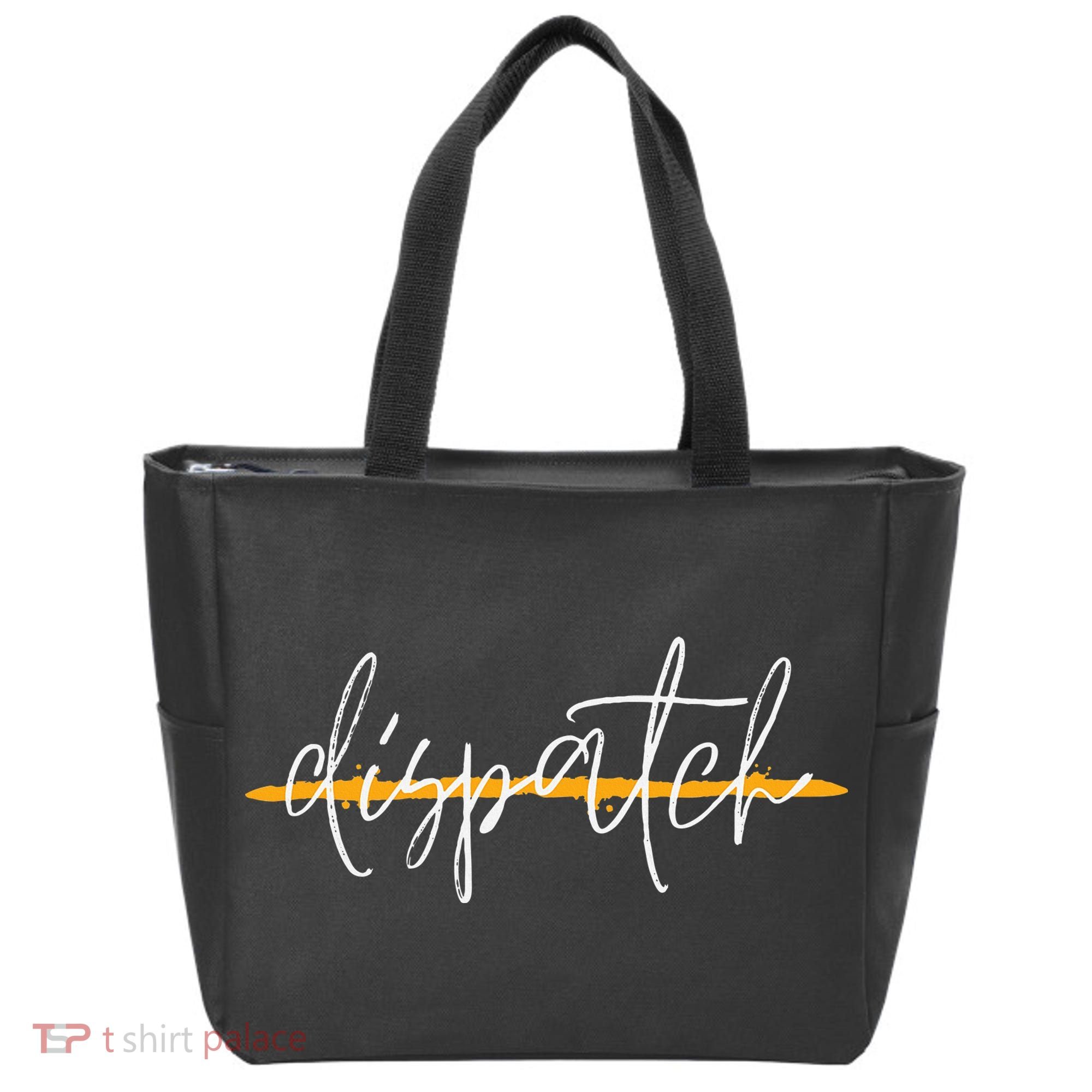 911 Police Dispatcher Thin Gold Line Sheriff Dispatch Life Tote Bag