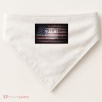 9.11.01 Patriot Day 20th Anniversary USA-Made Doggie Bandana thumb 0