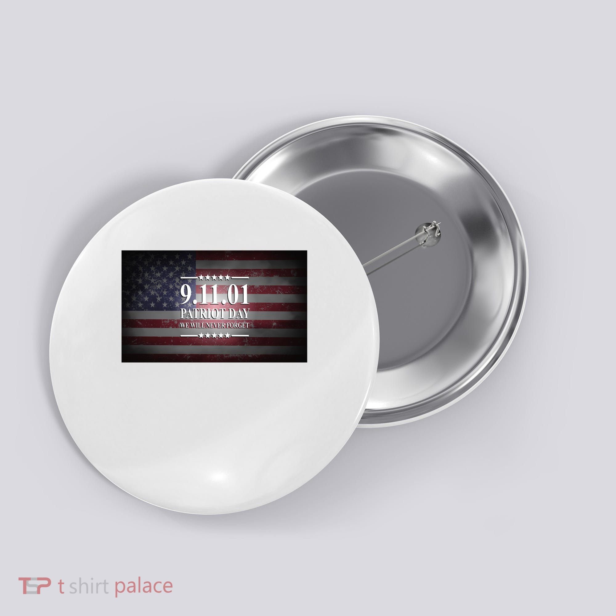 9.11.01 Patriot Day 20th Anniversary Button
