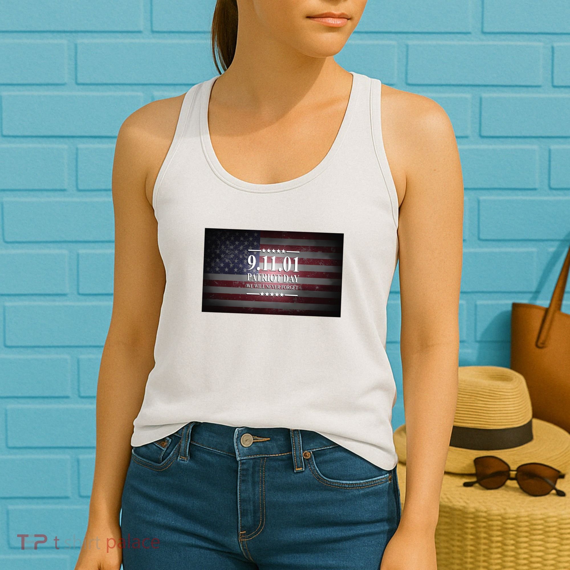 9.11.01 Patriot Day 20th Anniversary Women's Tank Top