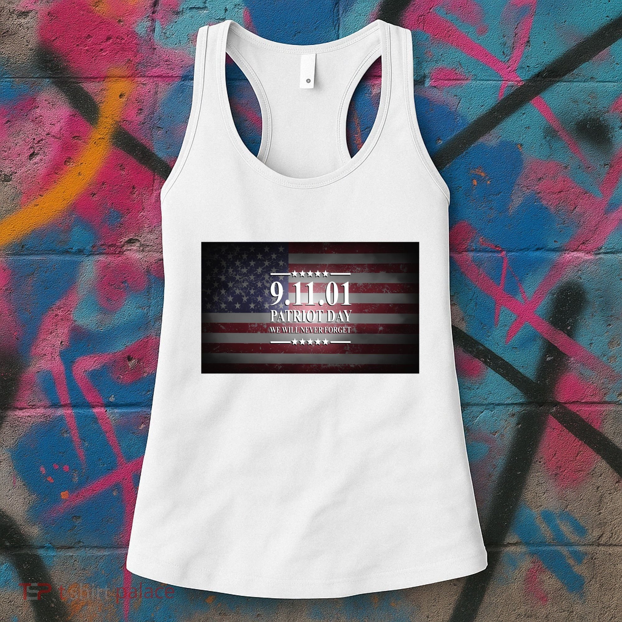 9.11.01 Patriot Day 20th Anniversary Women's Tank Top