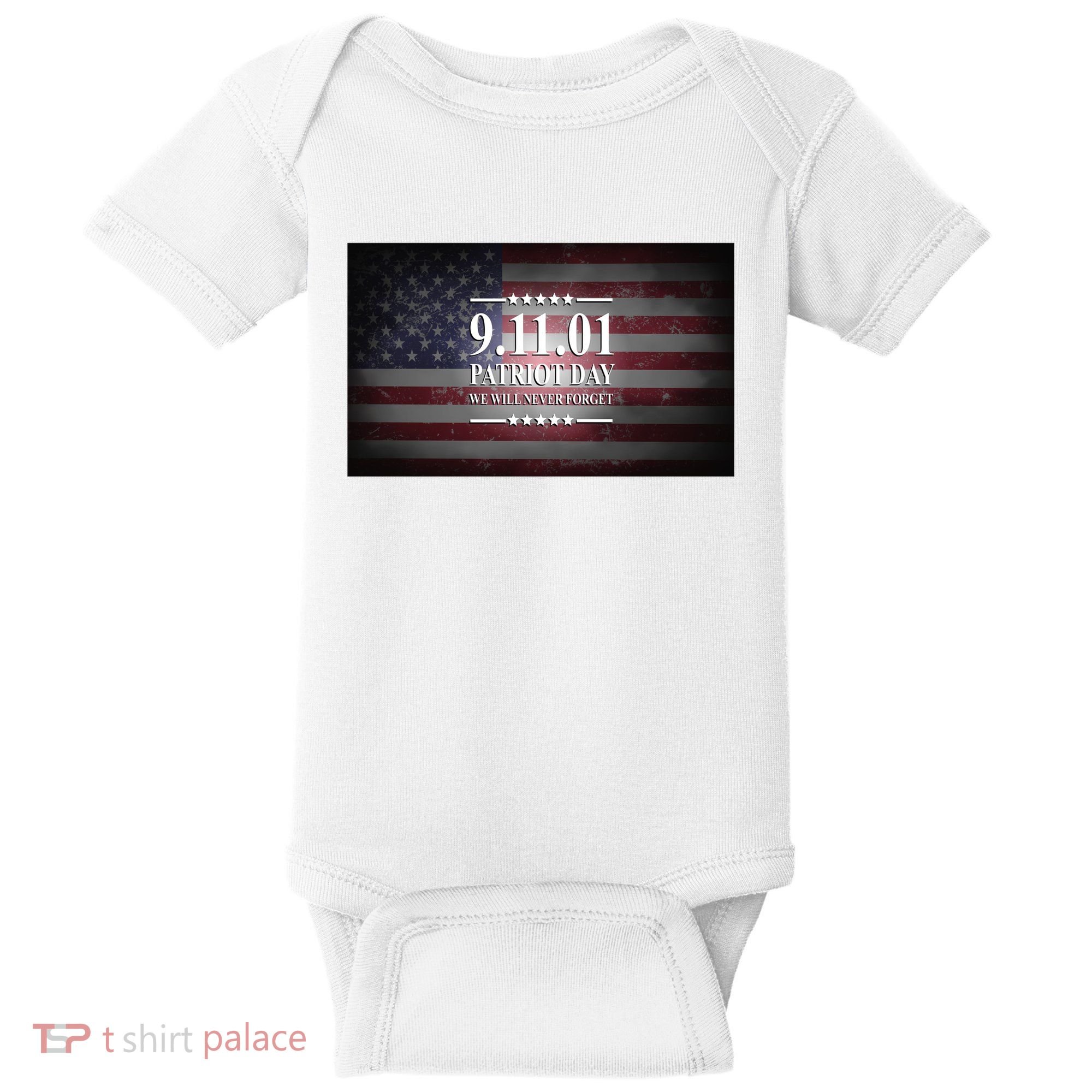 9.11.01 Patriot Day 20th Anniversary Baby Bodysuit