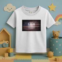 9.11.01 Patriot Day 20th Anniversary Toddler T-Shirt thumb 3