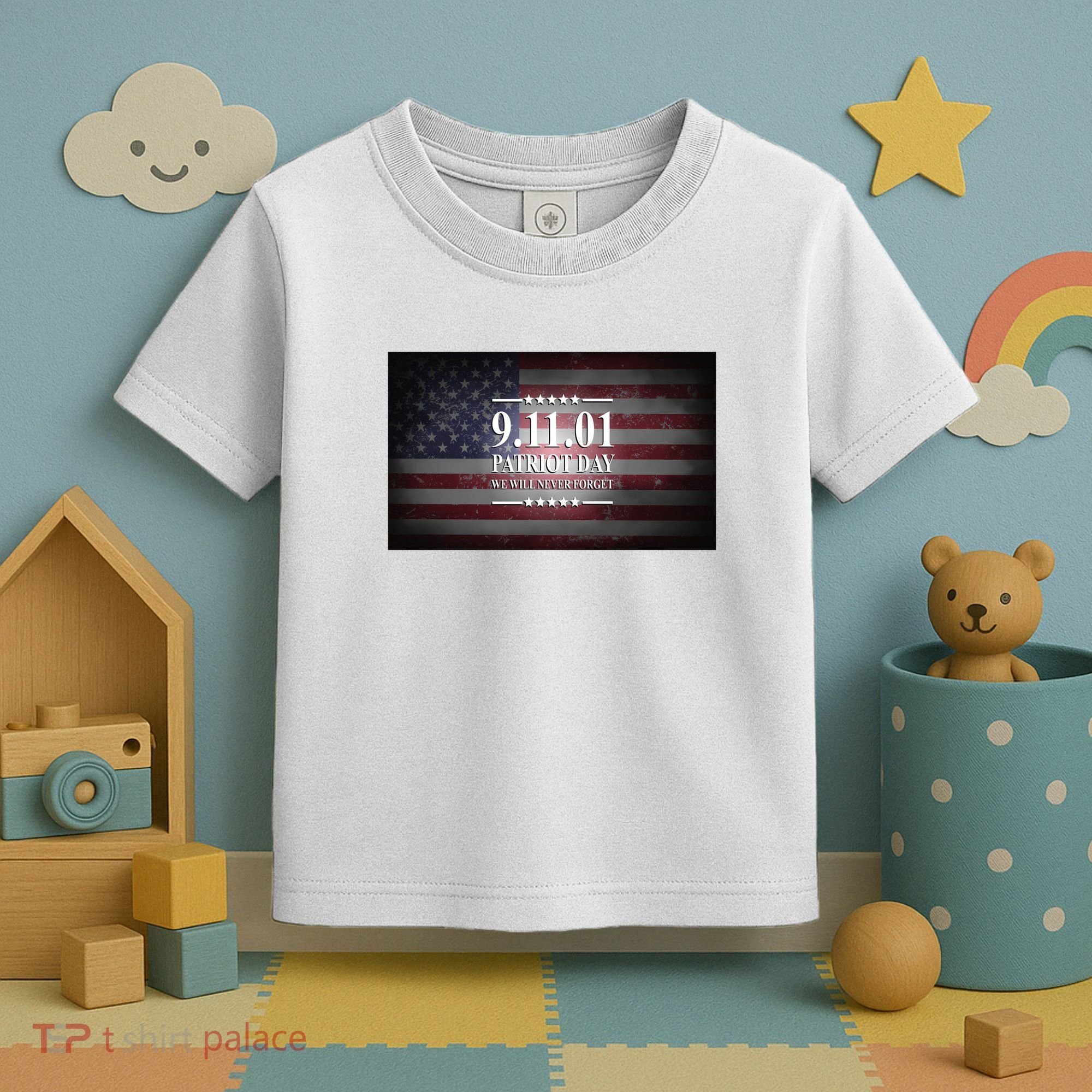 9.11.01 Patriot Day 20th Anniversary Toddler T-Shirt