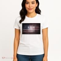 9.11.01 Patriot Day 20th Anniversary Women's T-Shirt thumb 4