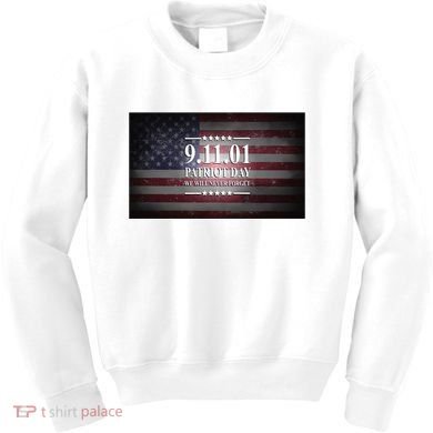 9.11.01 Patriot Day 20th Anniversary Kids Sweatshirt