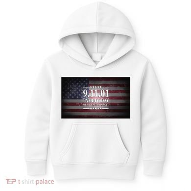 9.11.01 Patriot Day 20th Anniversary Kids Hoodie