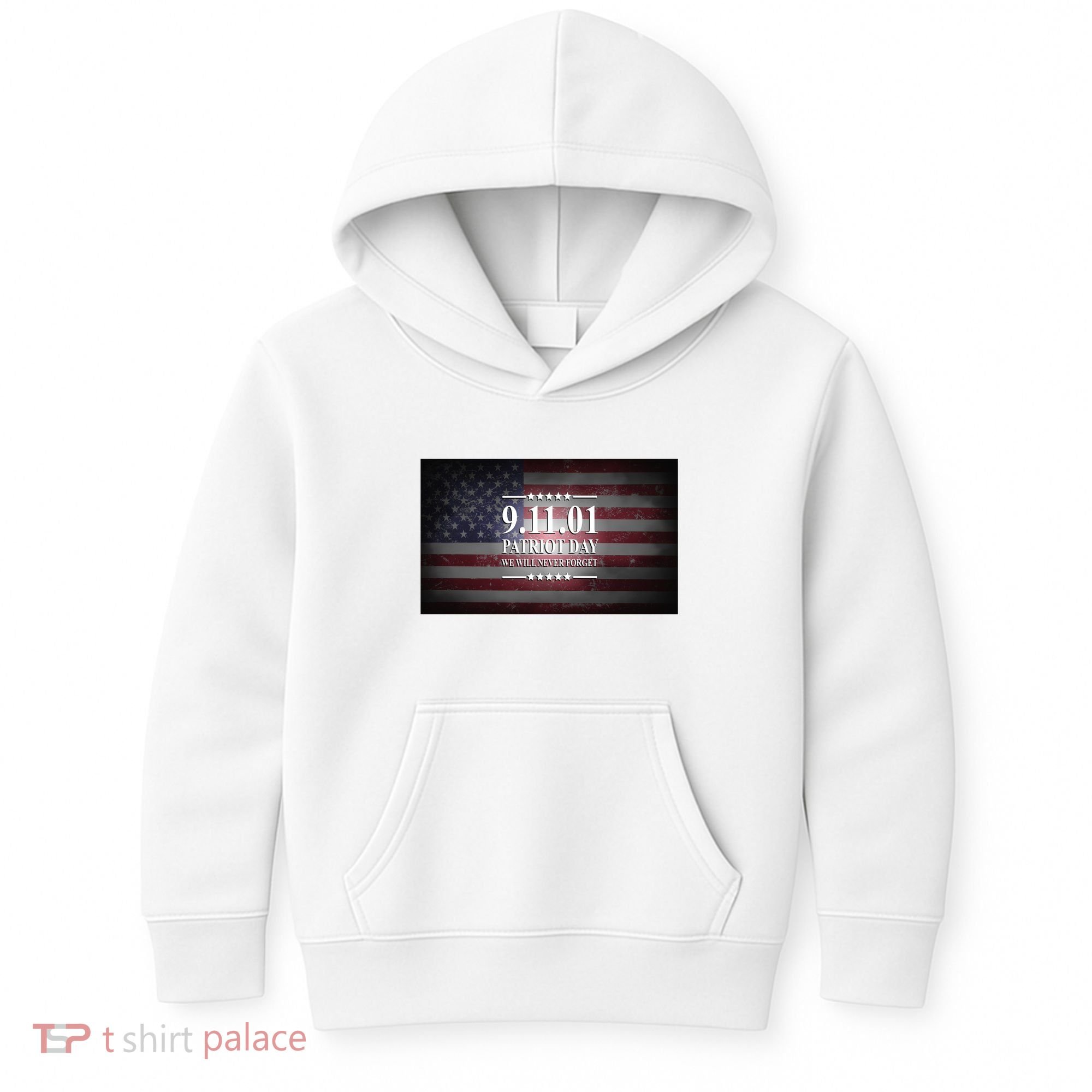 9.11.01 Patriot Day 20th Anniversary Kids Hoodie