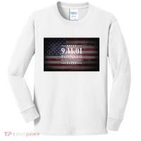 9.11.01 Patriot Day 20th Anniversary Kids Long Sleeve Shirt thumb 0