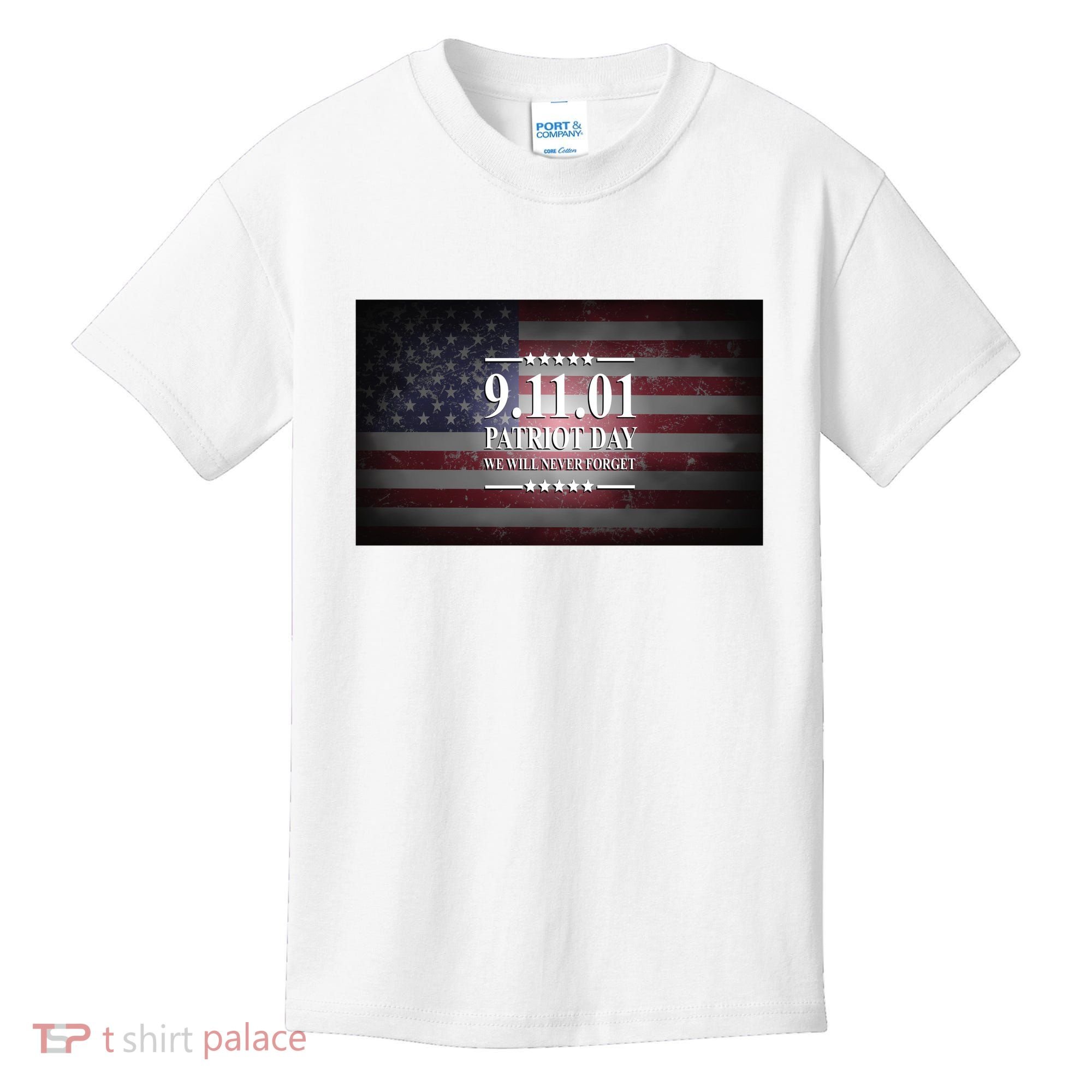 9.11.01 Patriot Day 20th Anniversary Kids T-Shirt