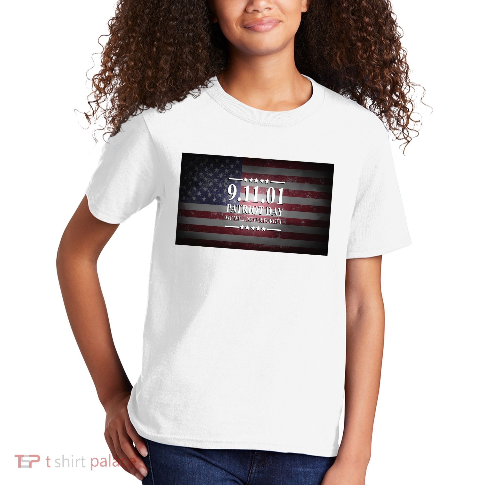 9.11.01 Patriot Day 20th Anniversary Kids T-Shirt