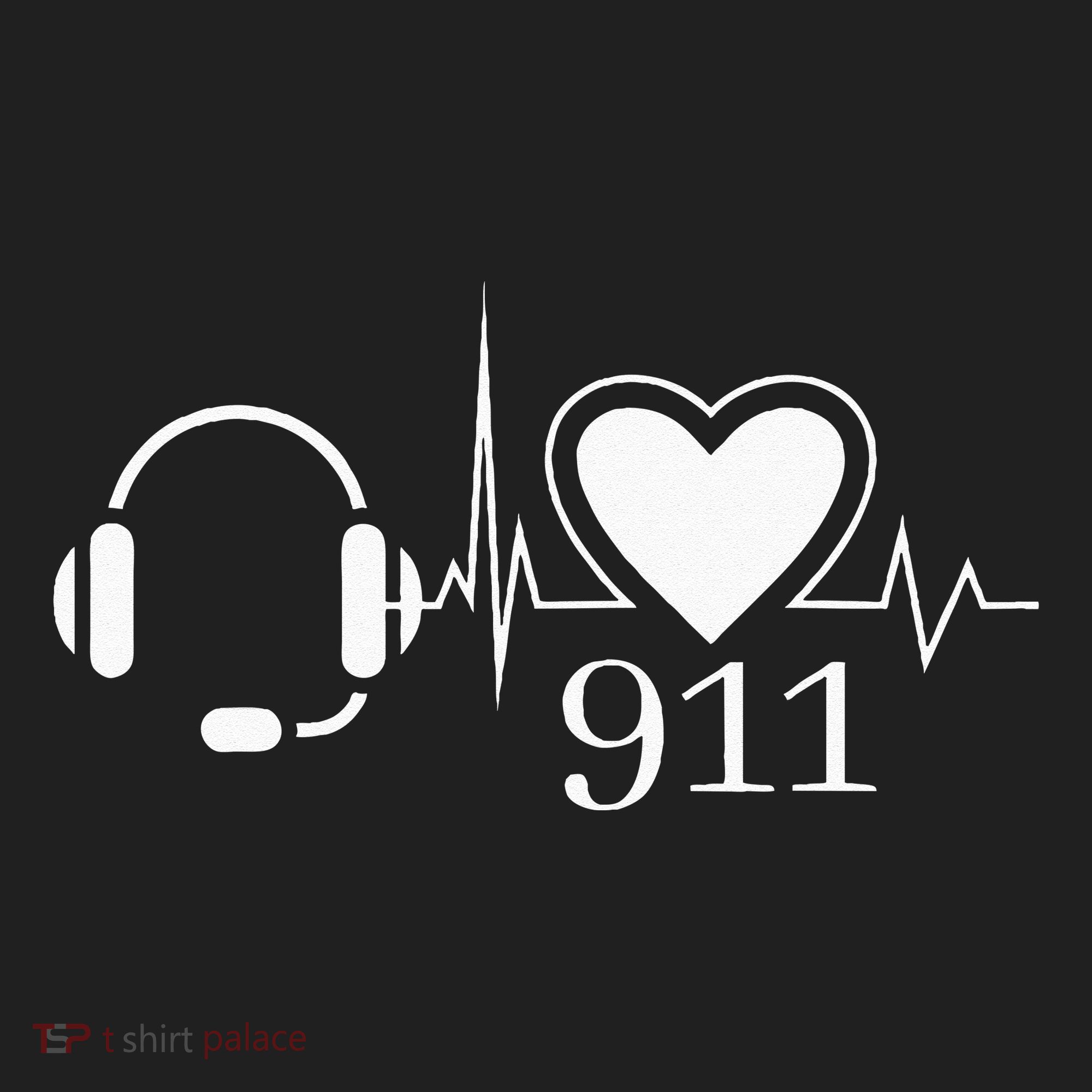 911 Police Dispatcher Thin Gold Line Heartbeat Law Enforcemt Beanie