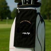 911 Police Dispatcher Gift For Thin Gold Line 1st Responders Gift Golf Towel thumb 2