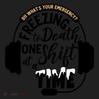 911 Police Dispatcher Gift For Thin Gold Line 1st Responders Gift Golf Towel thumb 3