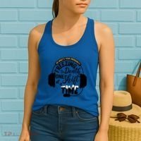 911 Police Dispatcher Gift For Thin Gold Line 1st Responders Gift Women's Tank Top thumb 2