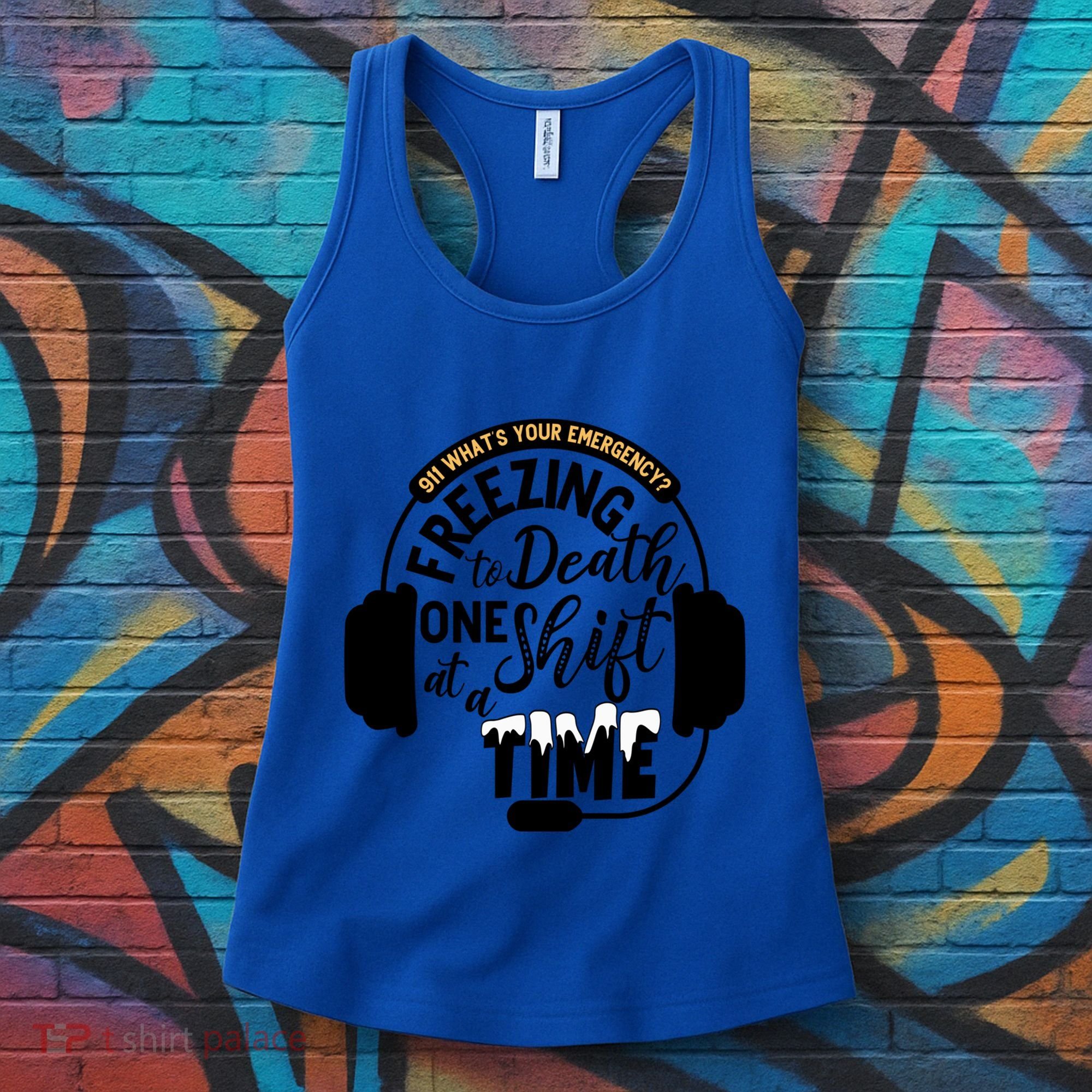 911 Police Dispatcher Gift For Thin Gold Line 1st Responders Gift Women's Tank Top
