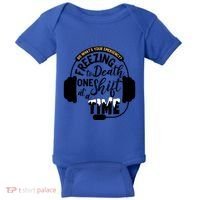 911 Police Dispatcher Gift For Thin Gold Line 1st Responders Gift Baby Bodysuit thumb 0