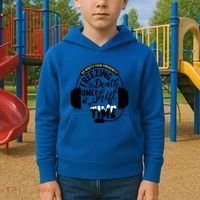 911 Police Dispatcher Gift For Thin Gold Line 1st Responders Gift Kids Hoodie thumb 2