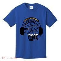 911 Police Dispatcher Gift For Thin Gold Line 1st Responders Gift Kids T-Shirt thumb 0