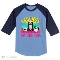 90s Party Outfit For Women &  90S Costume Legends 90s Raglan Baseball Sleeve Shirt thumb 0