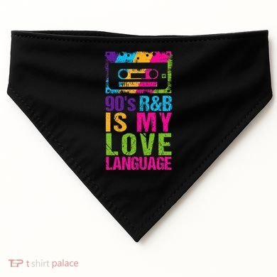 90S R&B Is My Love Language Music USA-Made Doggie Bandana