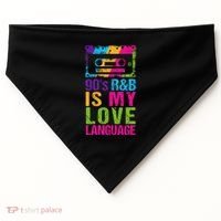 90S R&B Is My Love Language Music USA-Made Doggie Bandana thumb 0