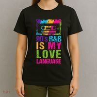 90S R&B Is My Love Language Music T-Shirt thumb 4
