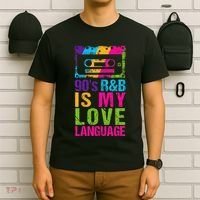 90S R&B Is My Love Language Music T-Shirt thumb 6