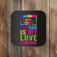 90S R&B Is My Love Language Music Coaster thumb 0