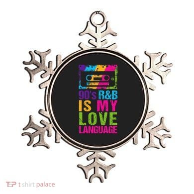 90S R&B Is My Love Language Music Ornament