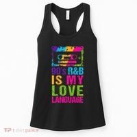 90S R&B Is My Love Language Music Women's Tank Top thumb 0