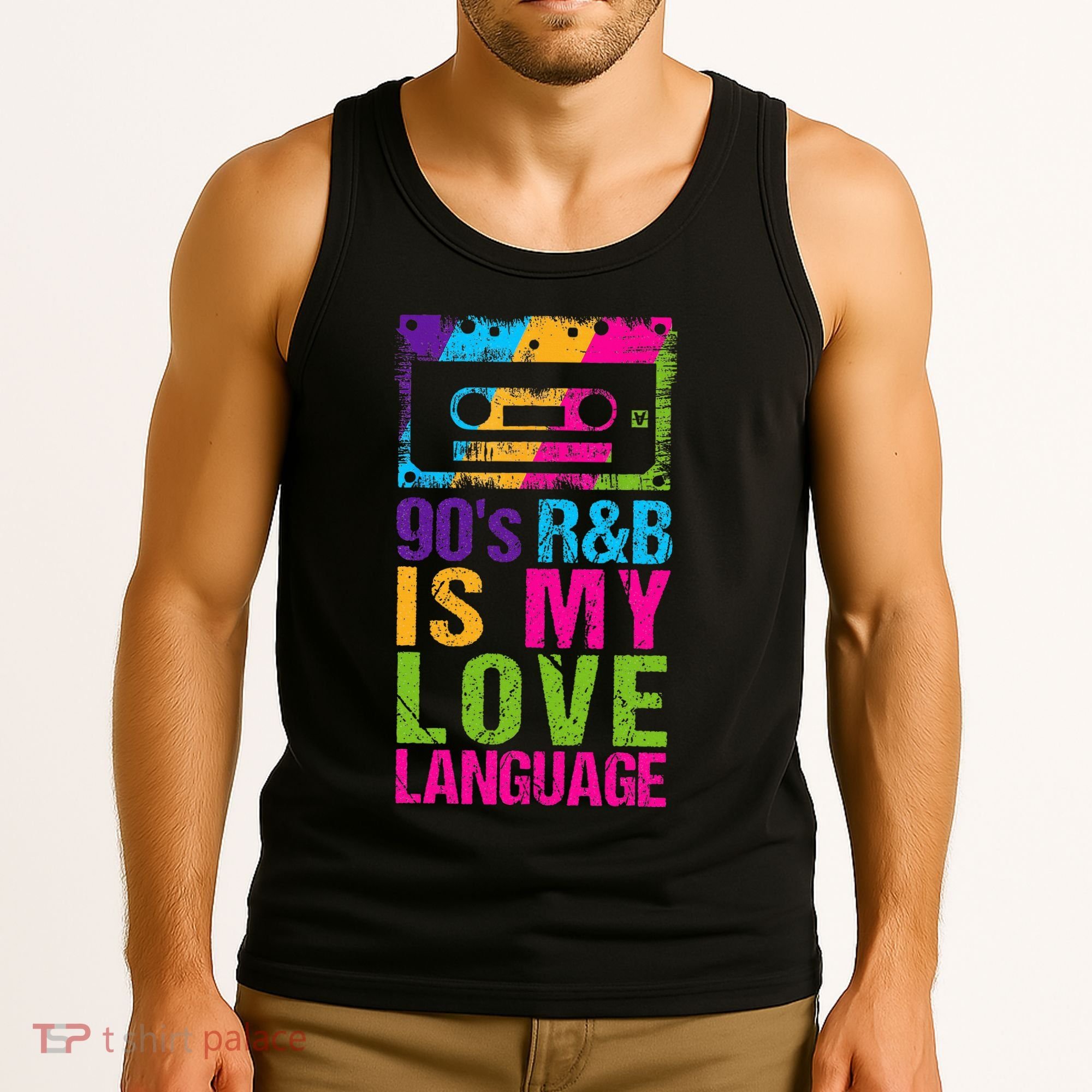 90S R&B Is My Love Language Music Tank Top
